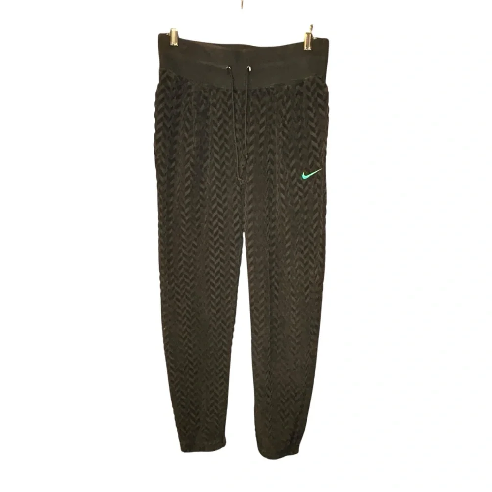 Nike Womens Modern Everyday Sportswear High Rise‎ Joggers Green Pants Medium